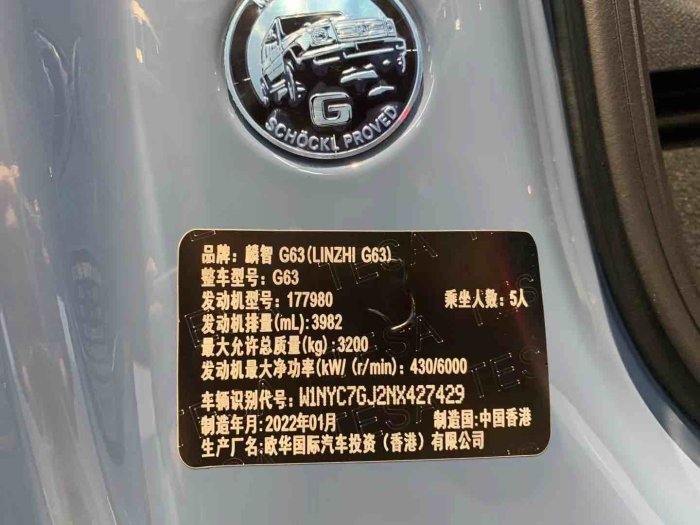 奔驰G63 AMG 2021款 G63 欧规